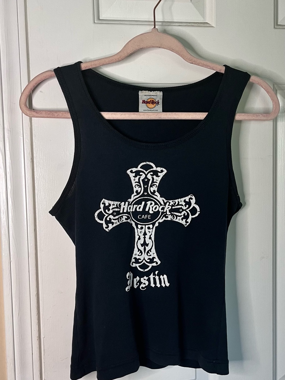 Vtg y2k Hard rock cafe Tanktop with rhinestones!